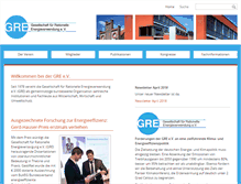 Tablet Screenshot of gre-online.de